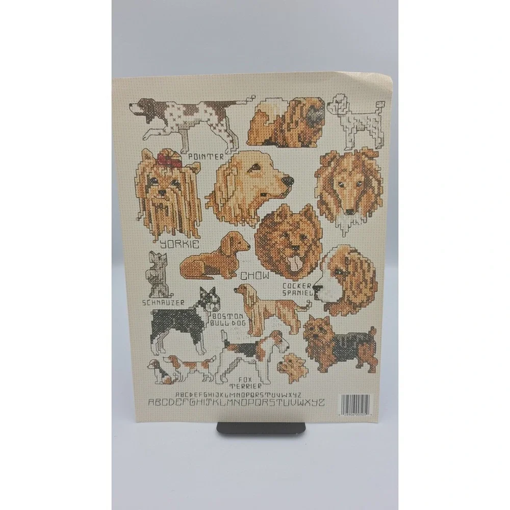 Gone to the Dogs, Mini Series‎ 12, 1987, Leaflet 505 Cross Stitch Pattern